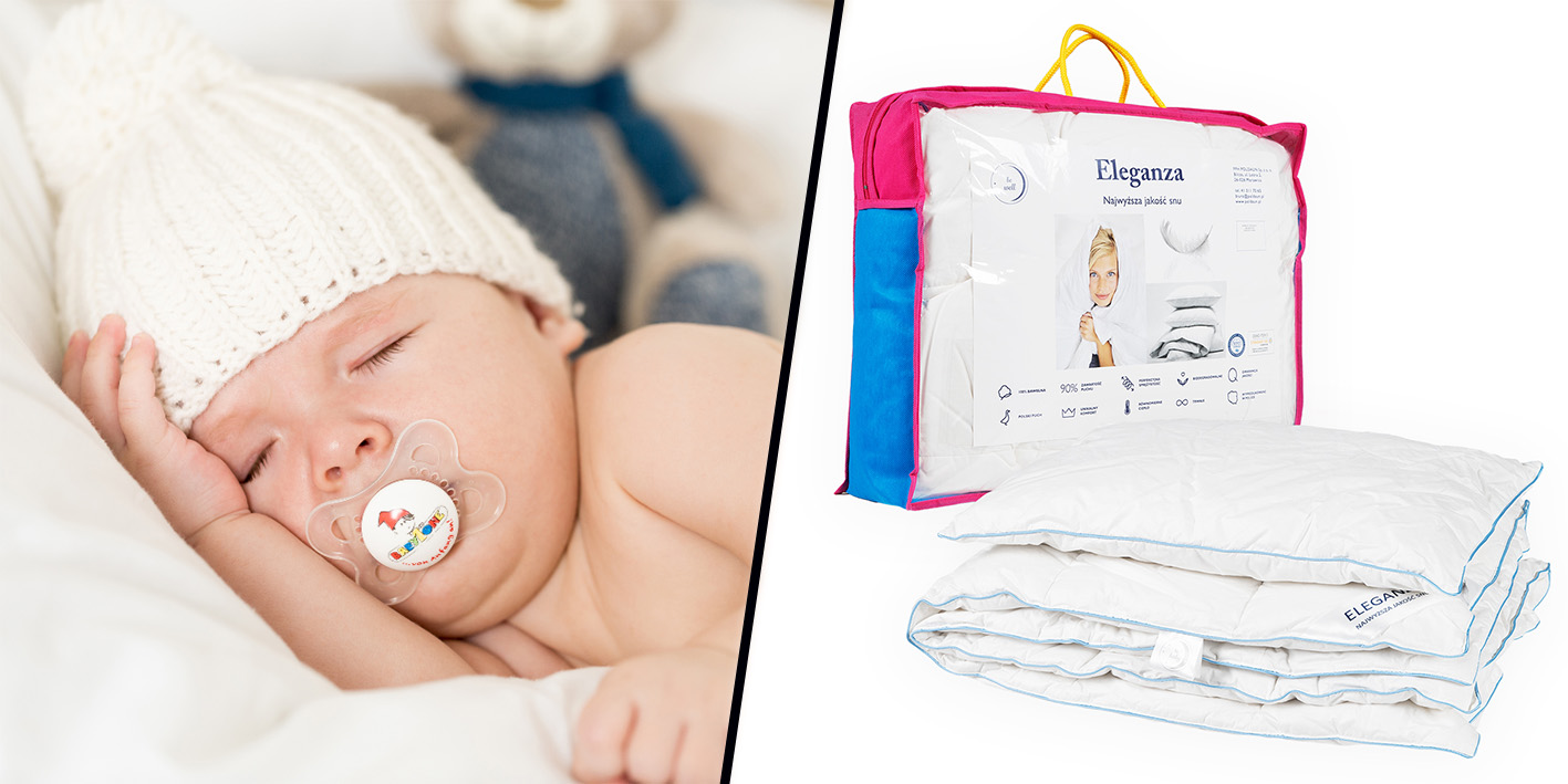 Kołdra puchowa polska eleganza 90x120 cm