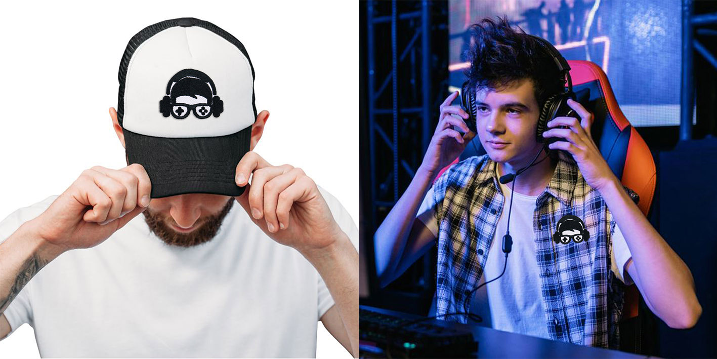 Naszywka naprasowanka gamingowa gamer tom