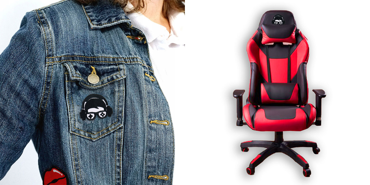 Naszywka naprasowanka gamingowa gamer tom