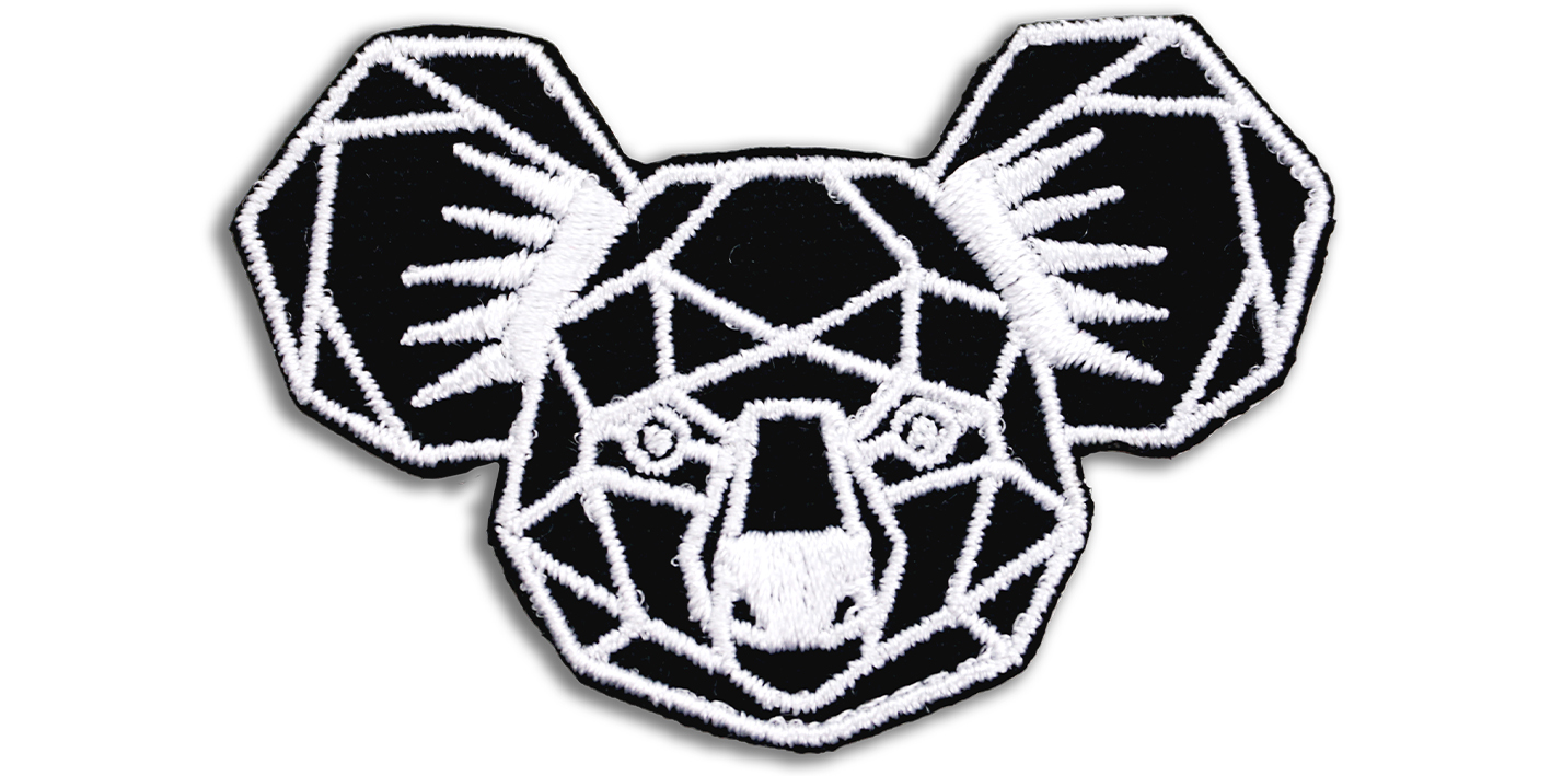 naszywka naprasowanka geometryczna koala