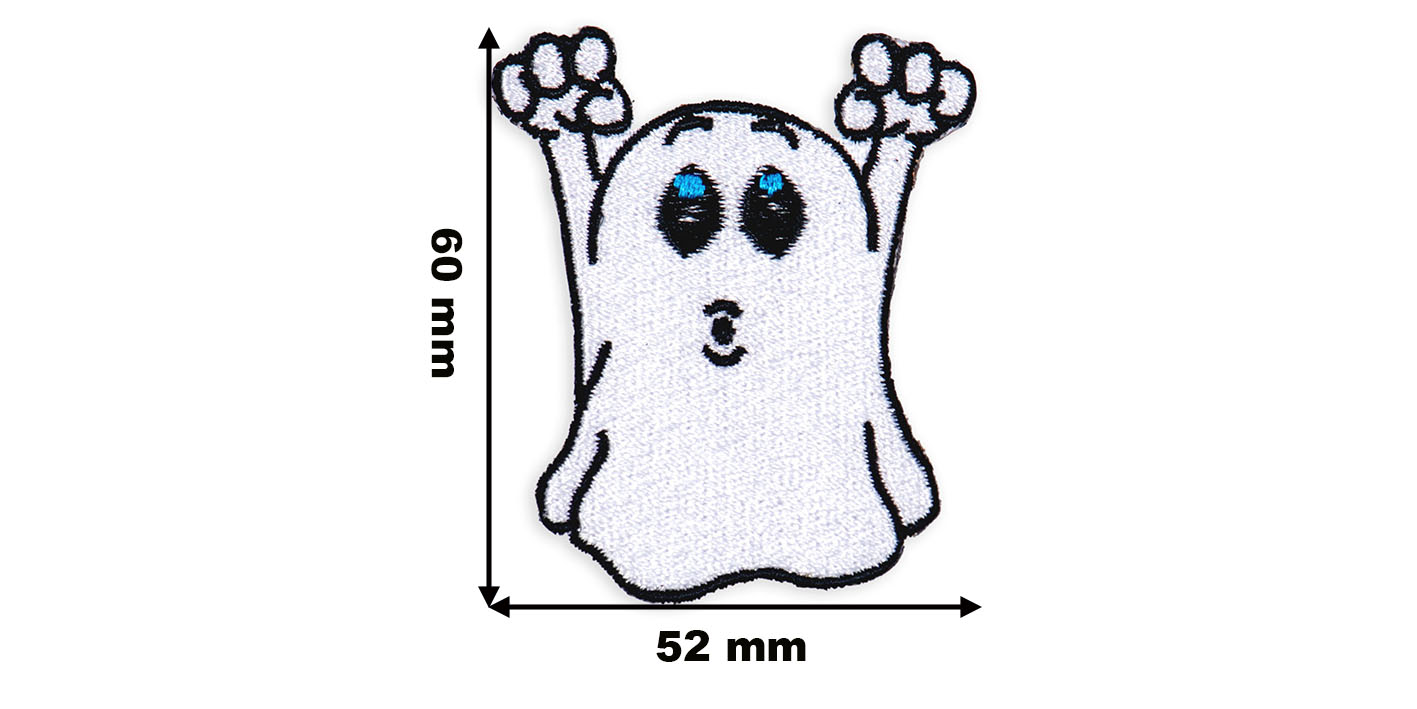 Naszywka naprasowanka halloween duch