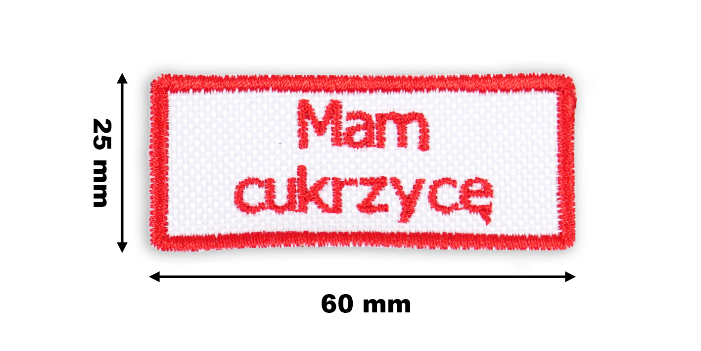 Naszywka mam cukrzycę