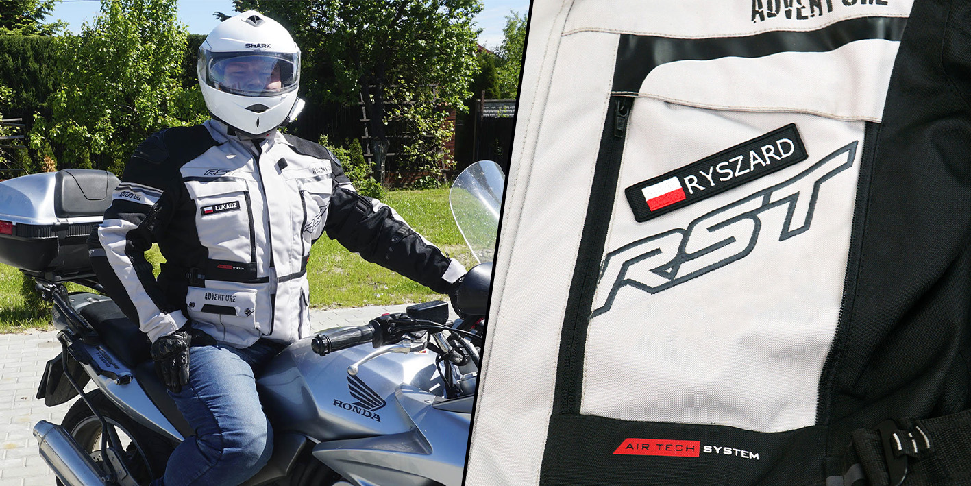 Naszywka motocyklowa imię
