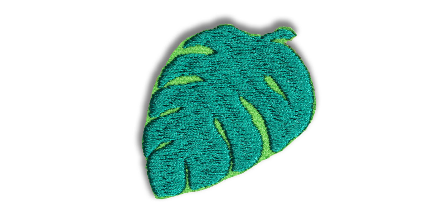 naszywka naprasowanka rośliny liść monstera monstery