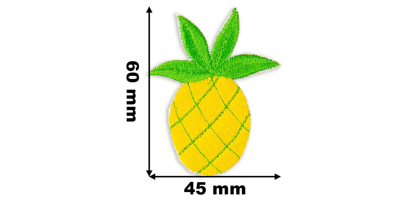 NASZYWKA naprasowanka ananas
