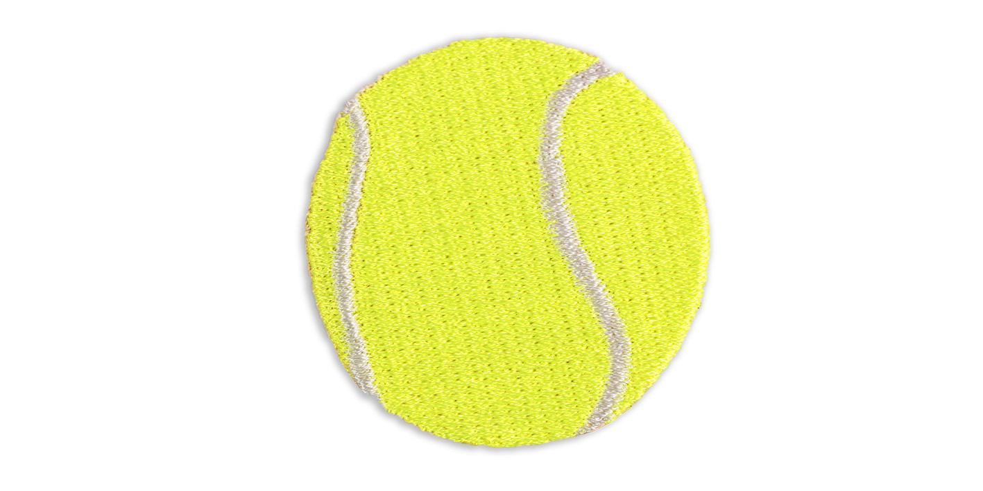 NASZYWKA naprasowanka piłka tenis