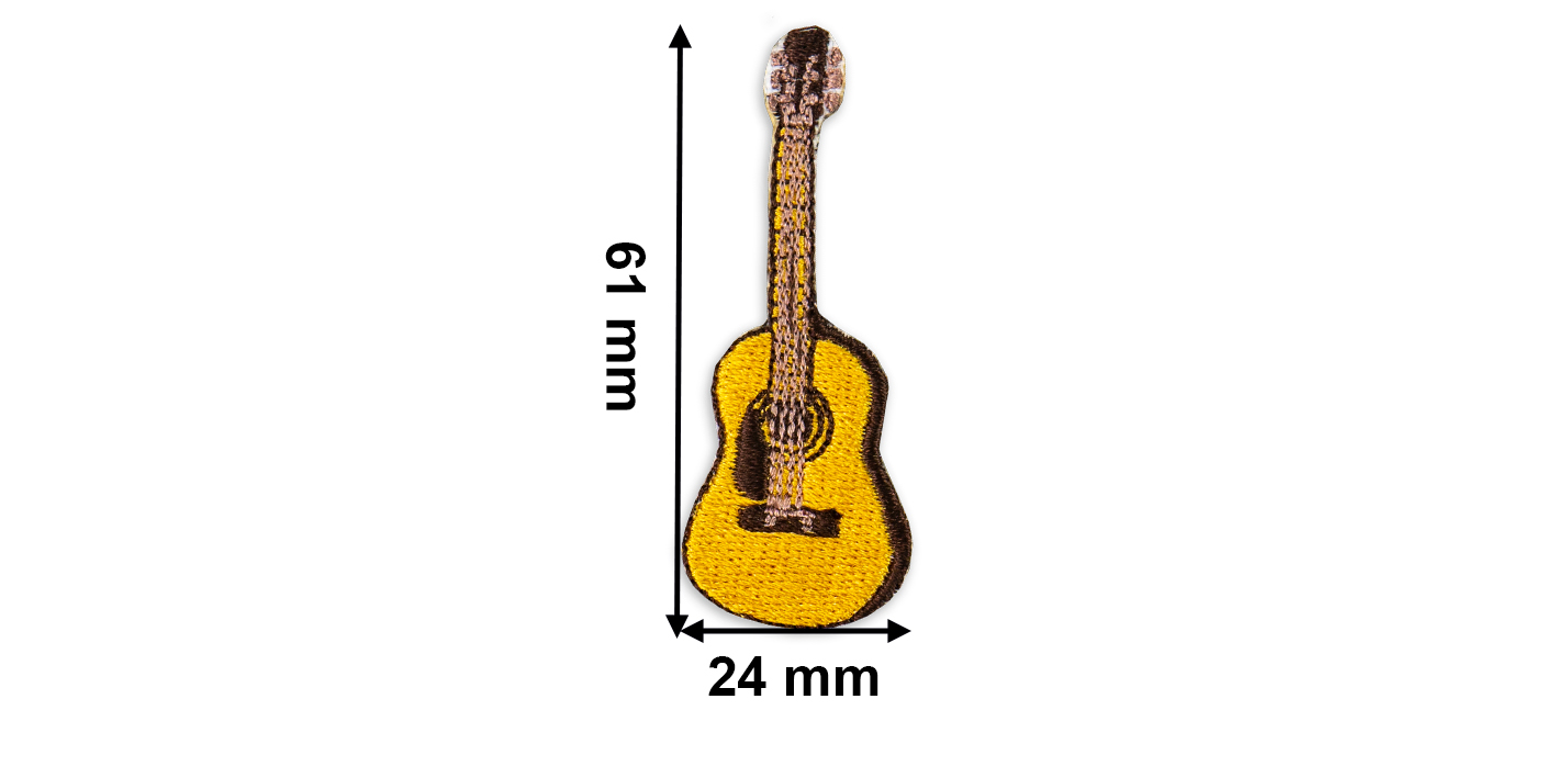 Naszywka naprasowanka gitara