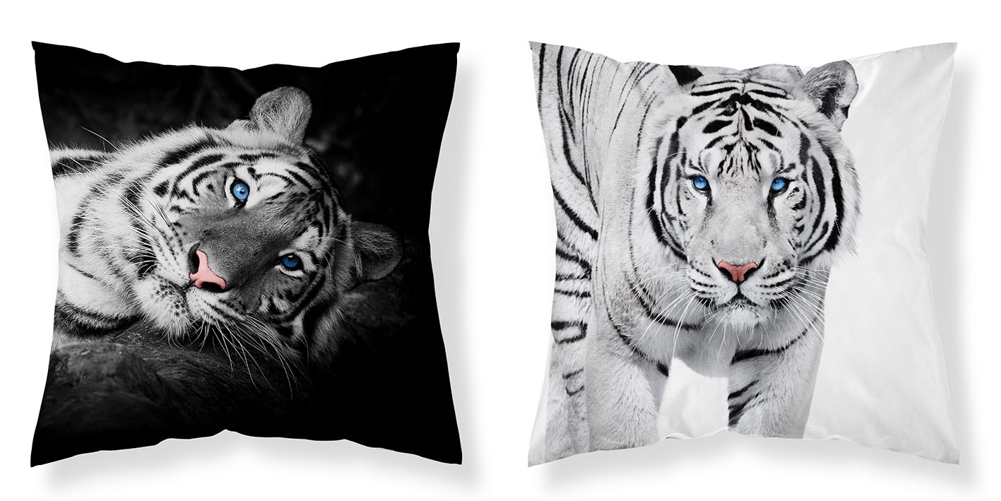 Poszewka 40x40 dekoracyjna tygrys MF005