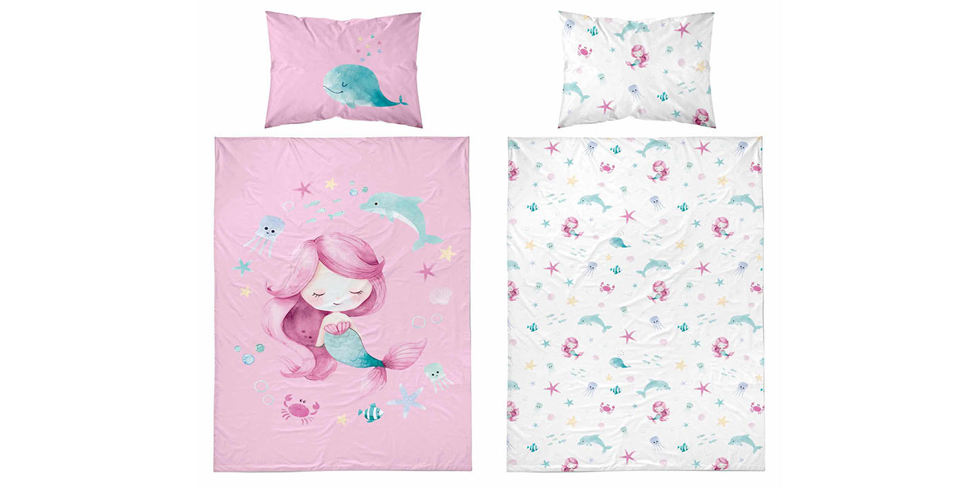 100x135 pościel syrenka