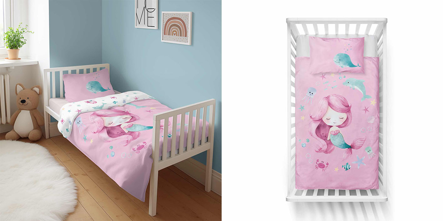 100x135 pościel syrenka