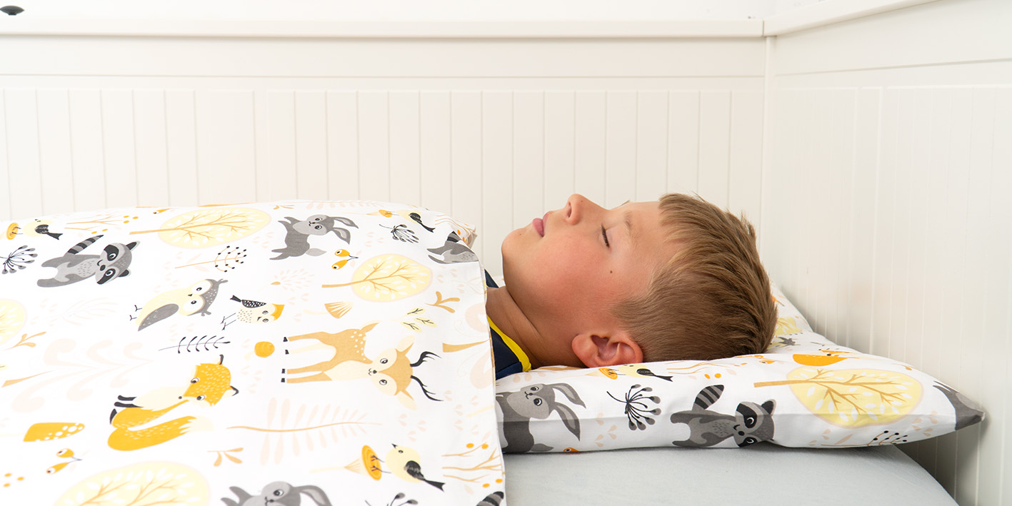 Pościel 100x160 cm 100% bawełna leśna polana zwierzęta