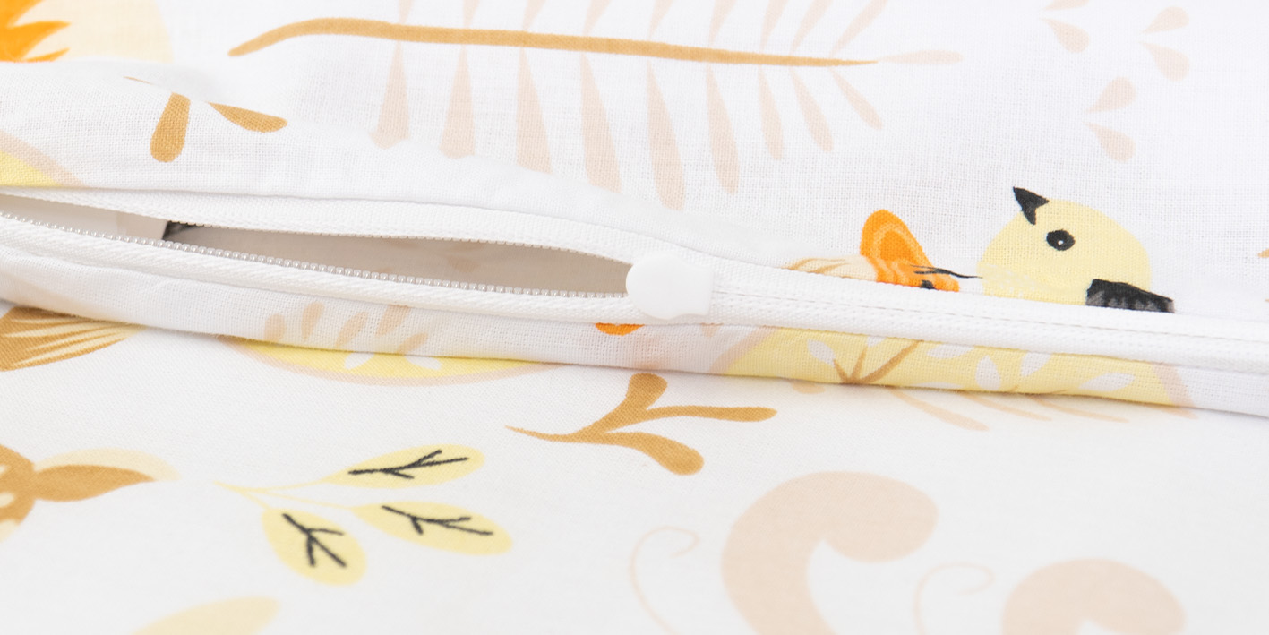 Pościel 100x160 cm 100% bawełna leśna polana zwierzęta