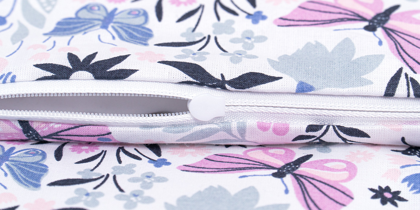 Pościel 100x160 cm 100% bawełna motylki