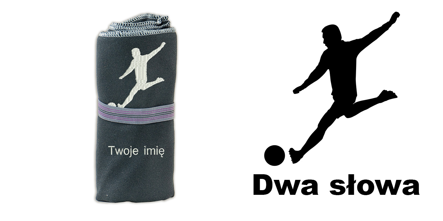 Prezent dla piłkarza ręcznik szybkoschnący 72x130 cm