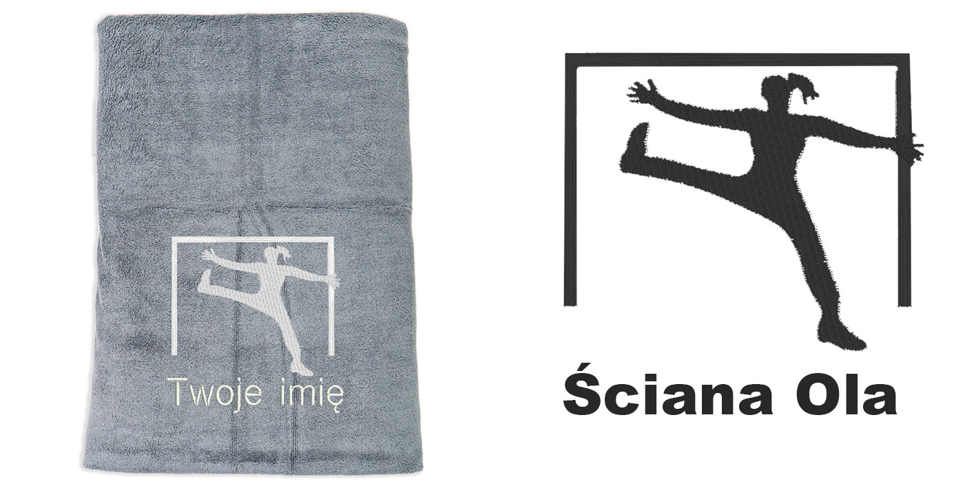 ręcznik szybkoschnący z mikrofibry dla piłkarki ręcznej