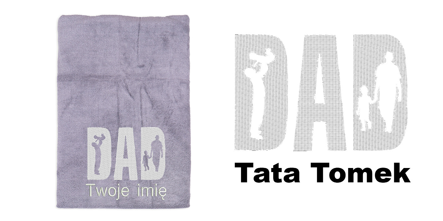 ręcznik szybkoschnący z mikrofibry dla taty DAD