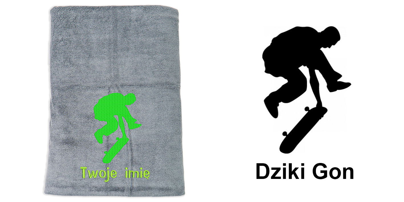 Ręcznik szybkoschnący dla deskorolkowca