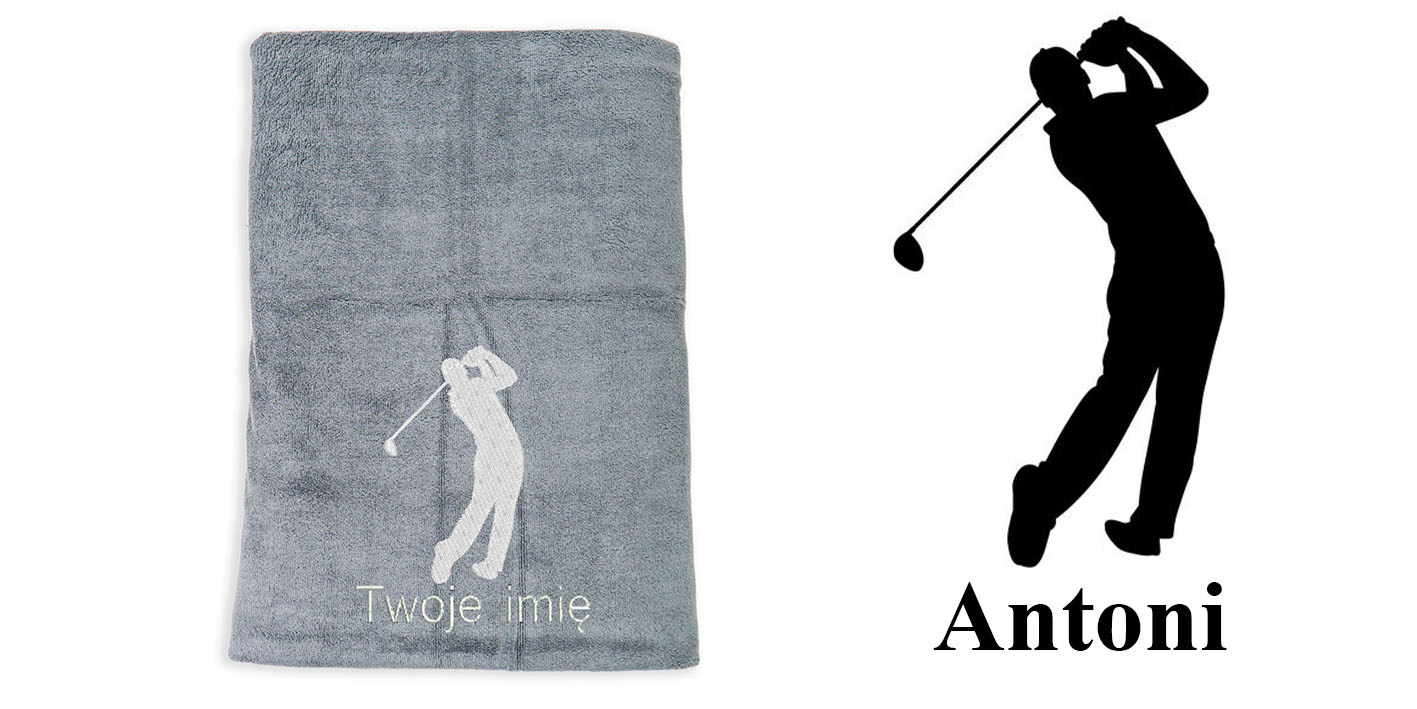 ręcznik szybkoschnący z mikrofibry dla golfisty