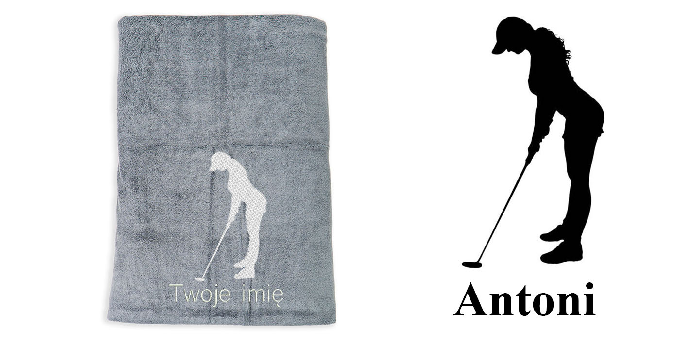 ręcznik szybkoschnący z mikrofibry dla golfisty