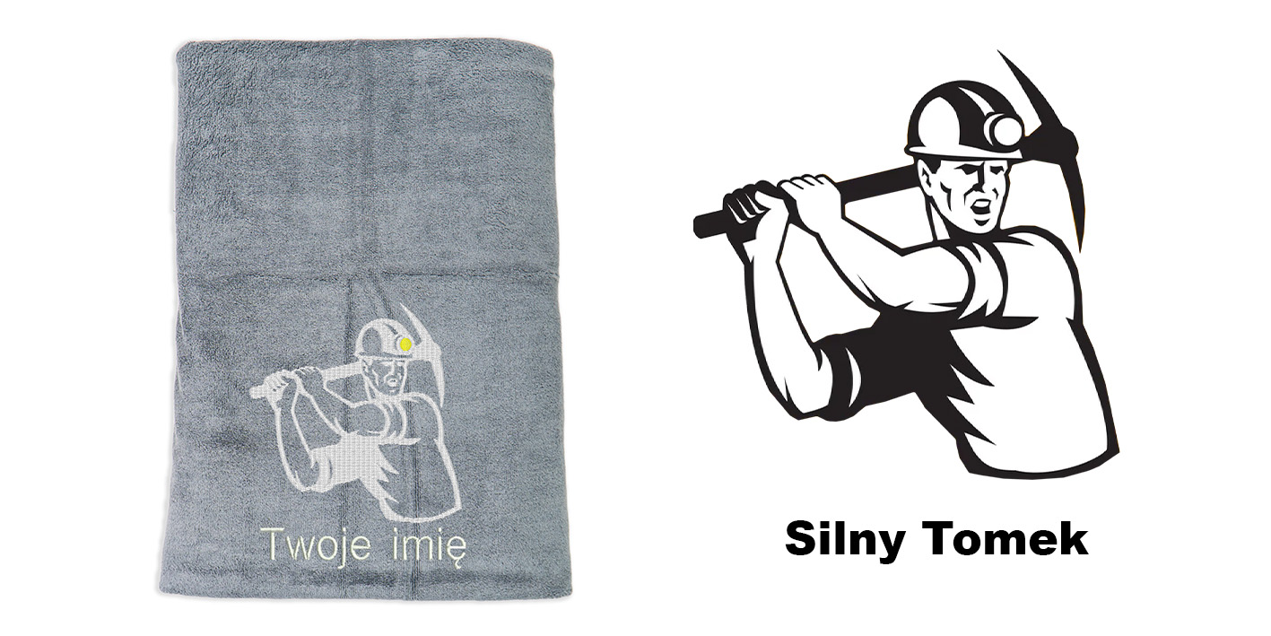 ręcznik szybkoschnący z mikrofibry dla górnika