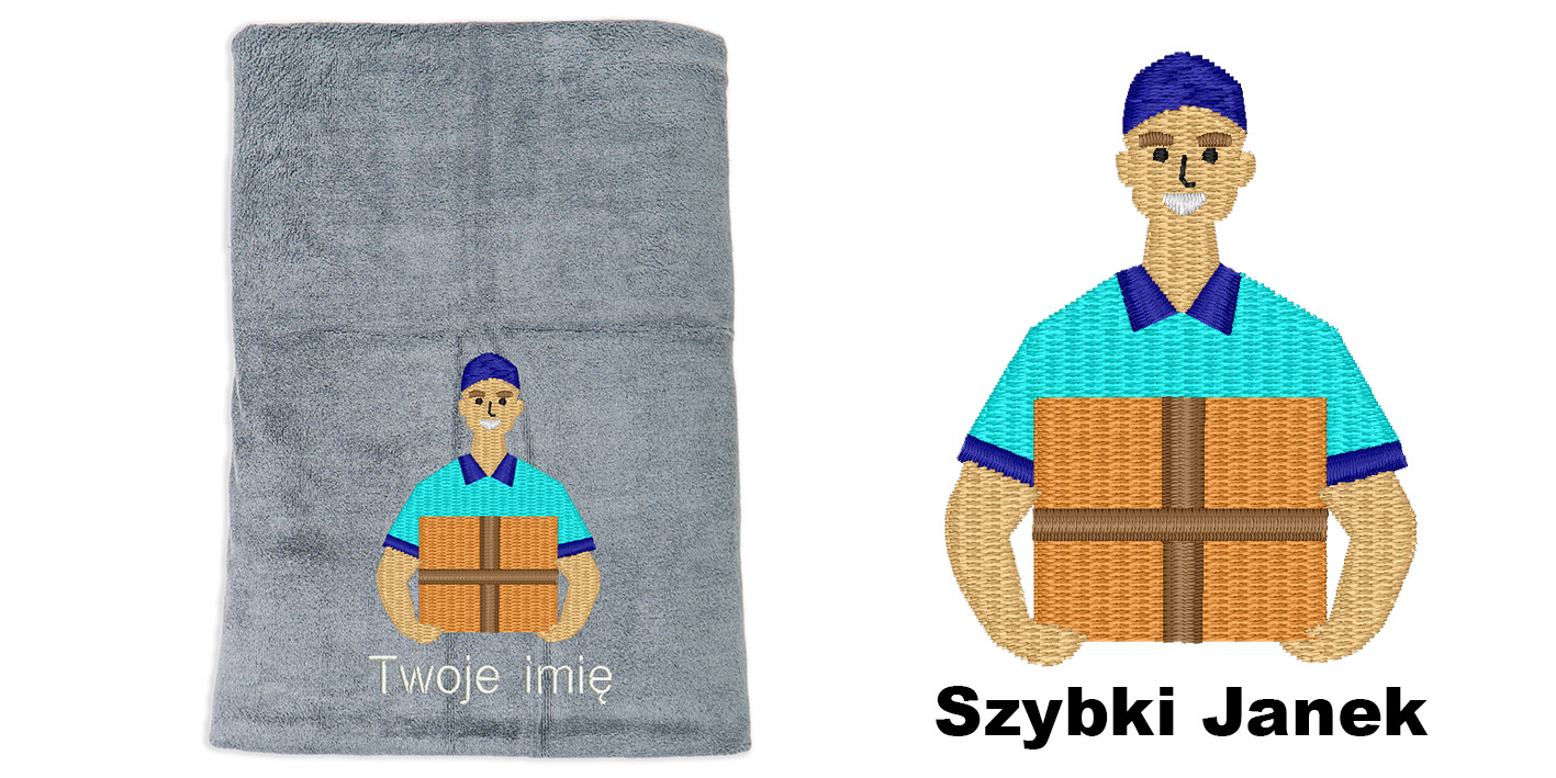 ręcznik szybkoschnący z mikrofibry dla kuriera