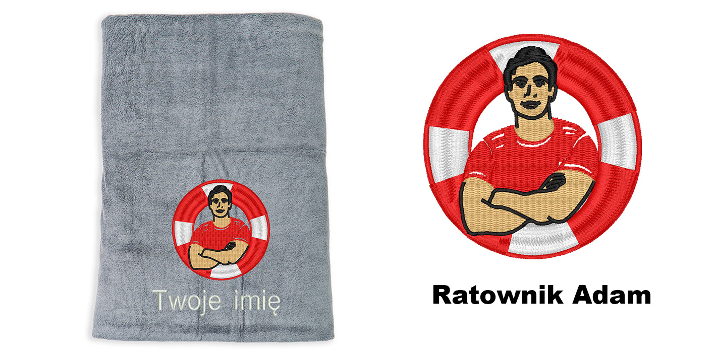 ręcznik szybkoschnący z mikrofibry dla ratownika