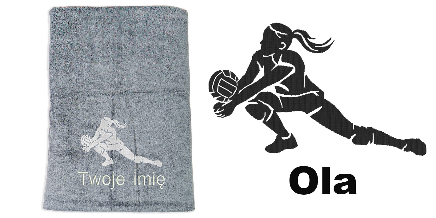 ręcznik szybkoschnący z mikrofibry dla siatkarza