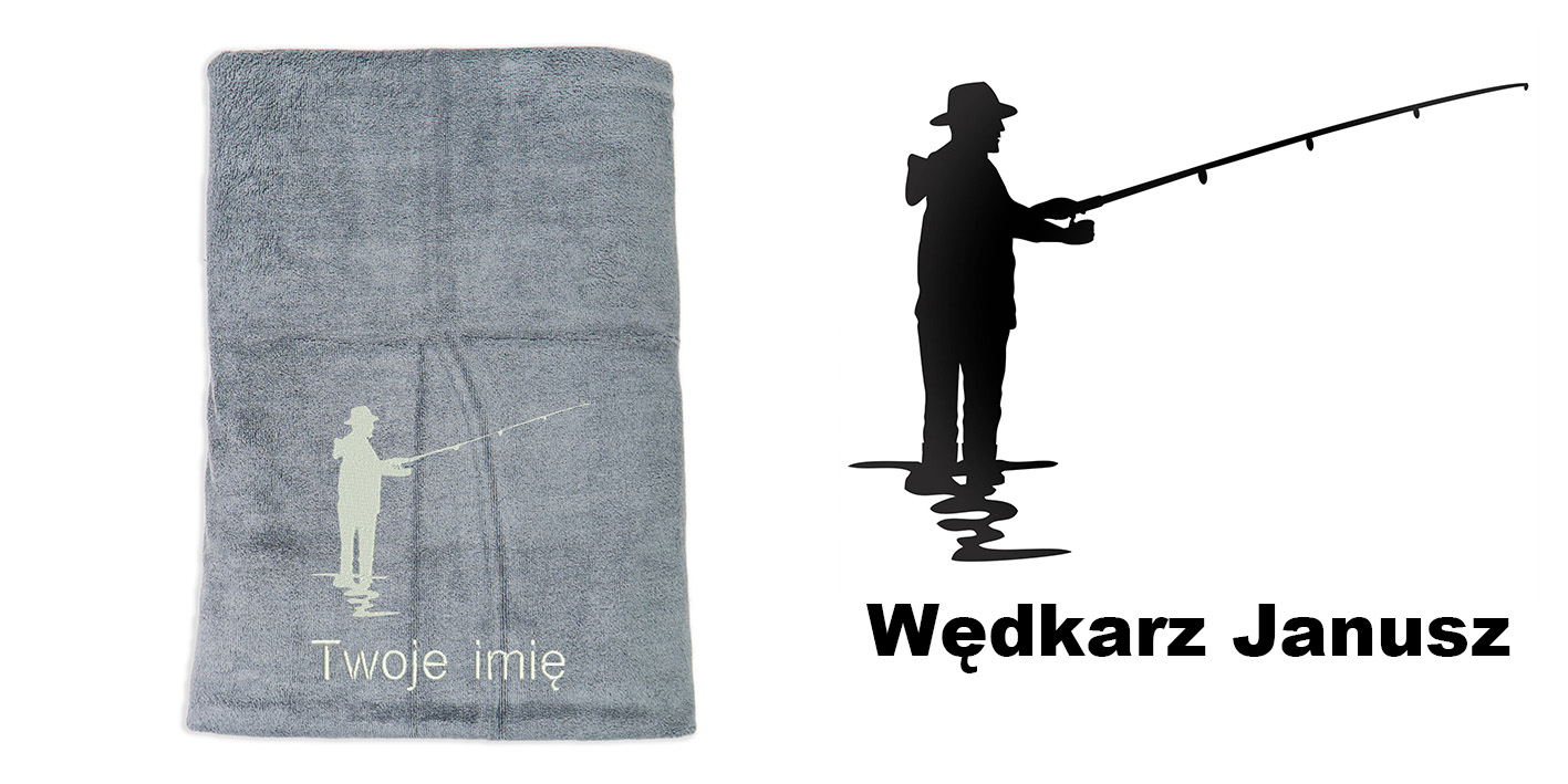 Ręcznik szybkoschnący z haftem dla kociej mamy