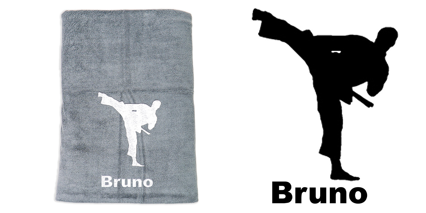 Ręcznik karateki z haftem