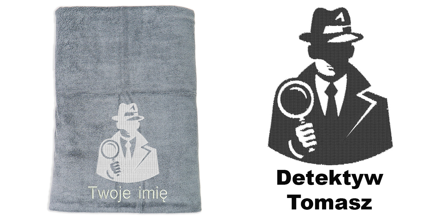 ręcznik szybkoschnący z mikrofibry dla detektywa