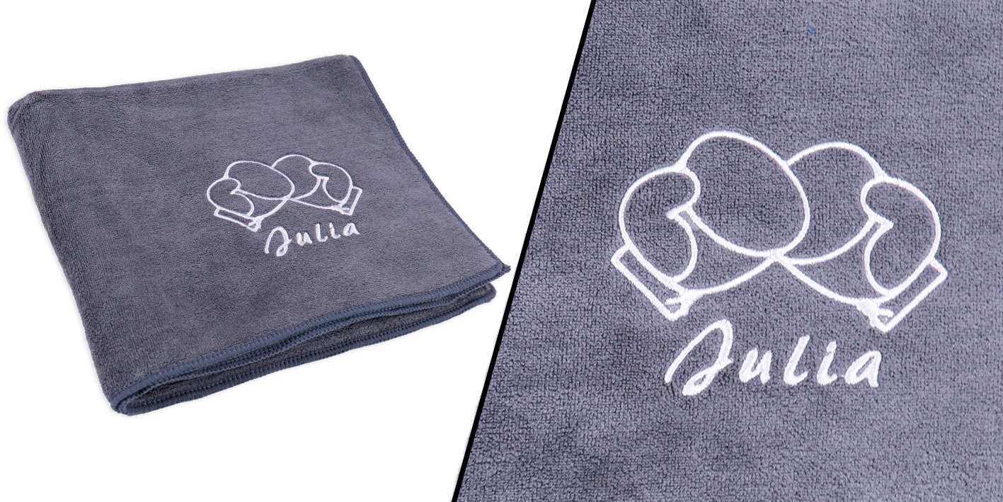 Ręcznik szybkoschnący rękawice bokserskie