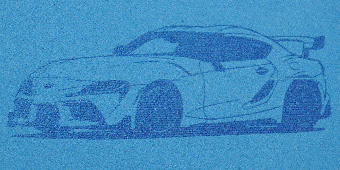 Ręcznik z grawerem toyota supra