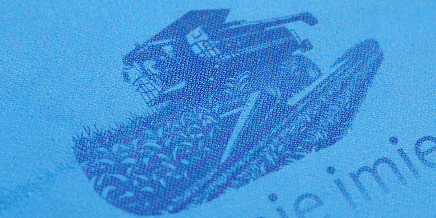 Ręcznik z grawerem kombajn
