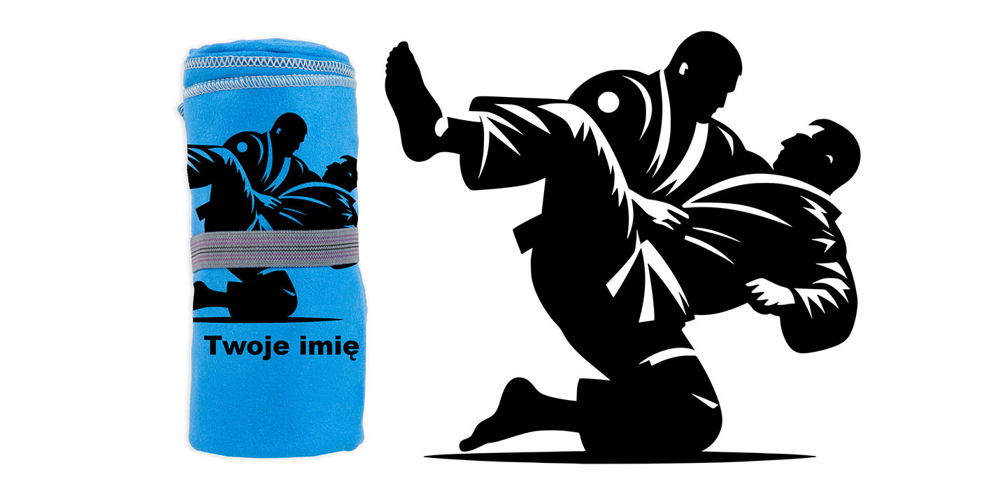 Ręcznik z grawerem taekwandoo