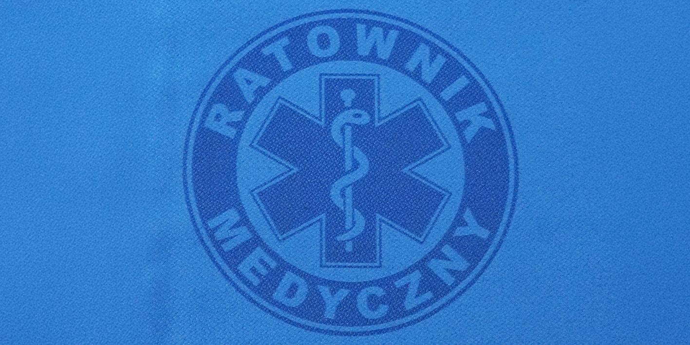 Ręcznik z grawerem ratownik medyczny