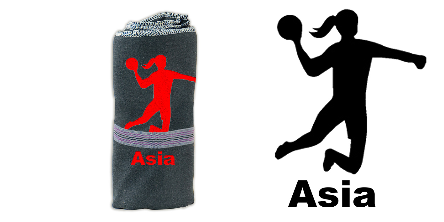 Ręcznik 72x130 prezent dla piłkarki ręcznej