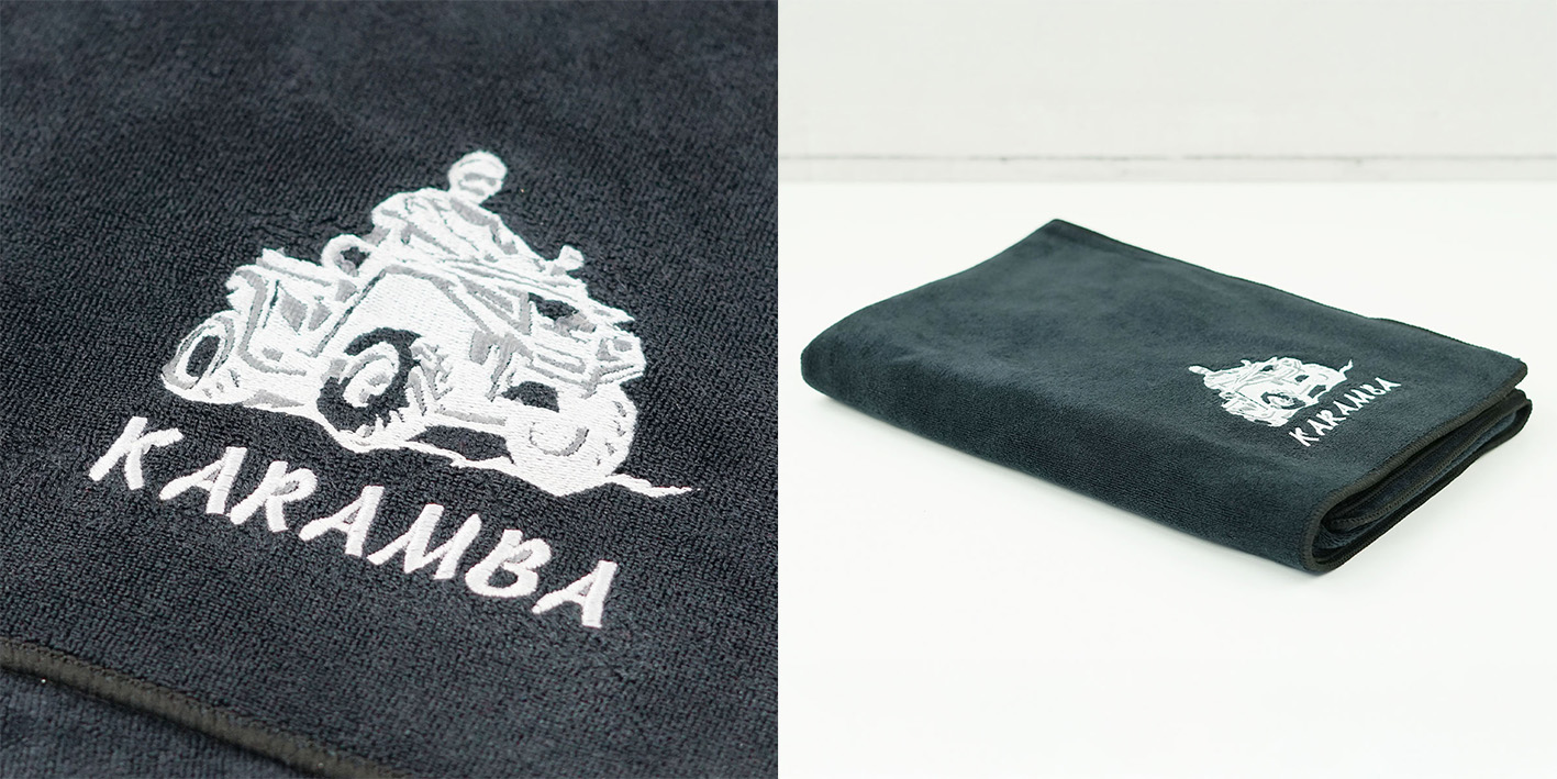 Ręcznik z haftem quad