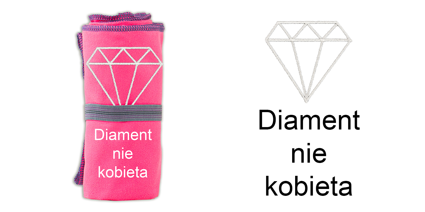 Prezent na dzień kobiet ręcznik szybkoschnący 72x130 cm