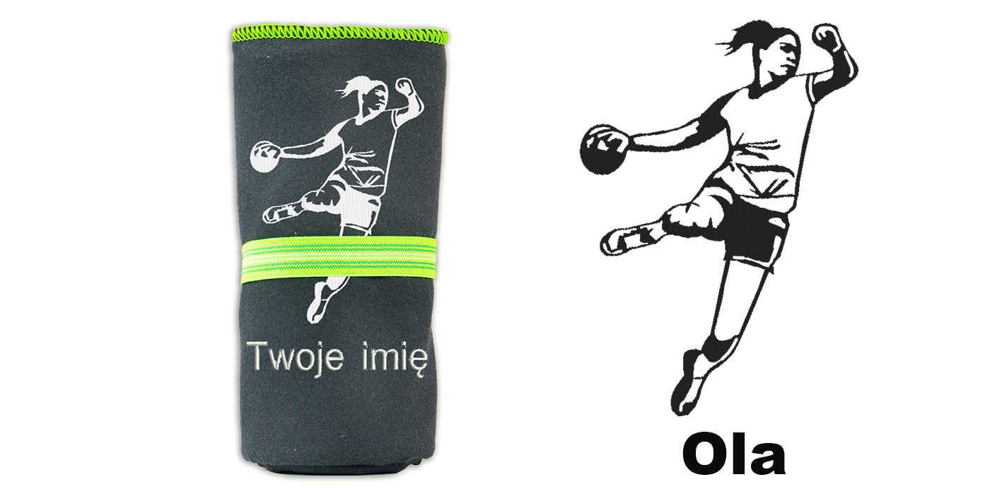 Prezent dla piłkarki ręcznej ręcznik szybkoschnący 72x130 cm