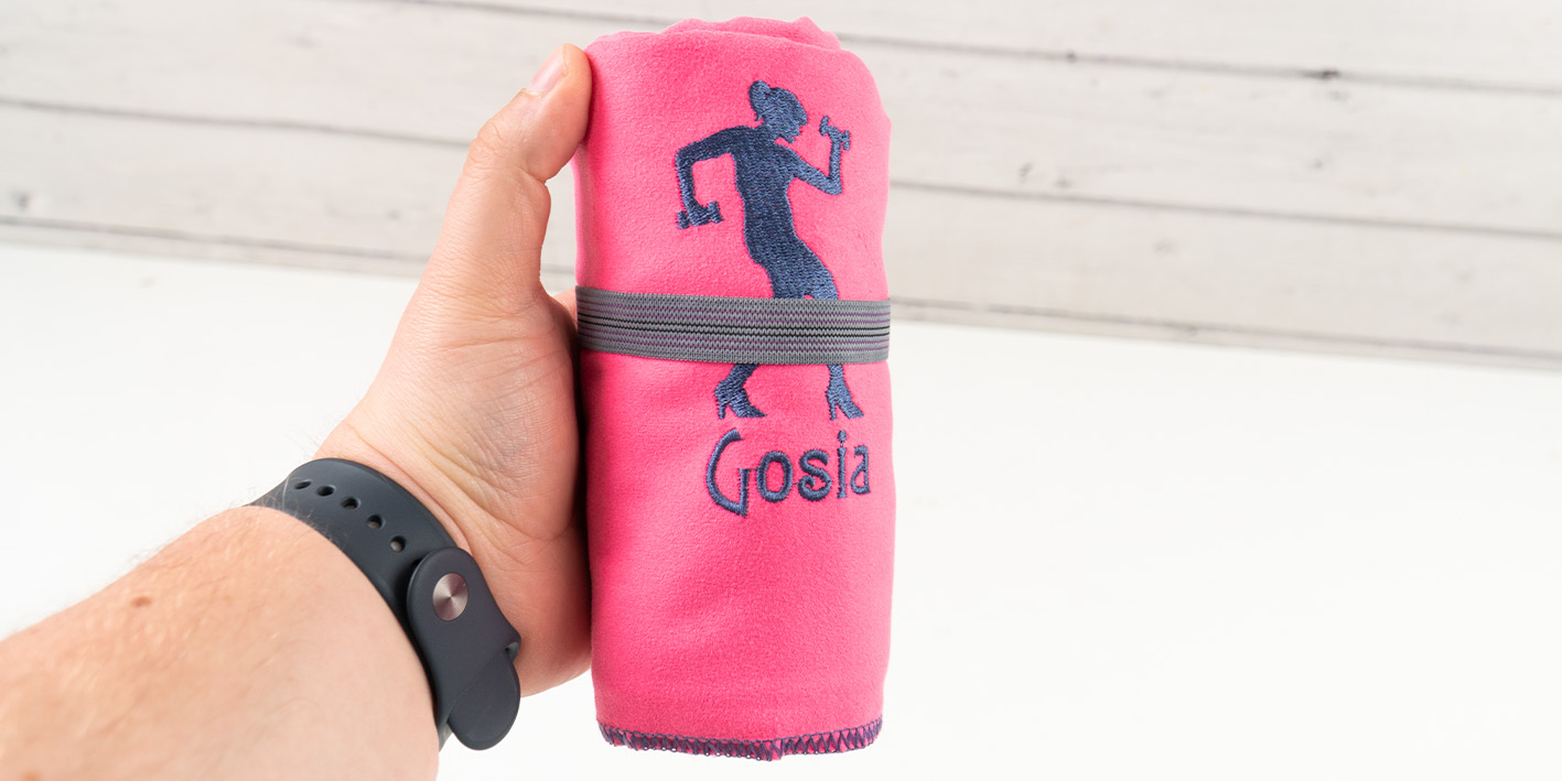 Ręcznik dla sportsmanki crossfiterki
