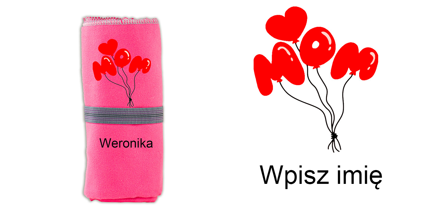 Prezent na dzień mamy ręcznik szybkoschnący 72x130 cm