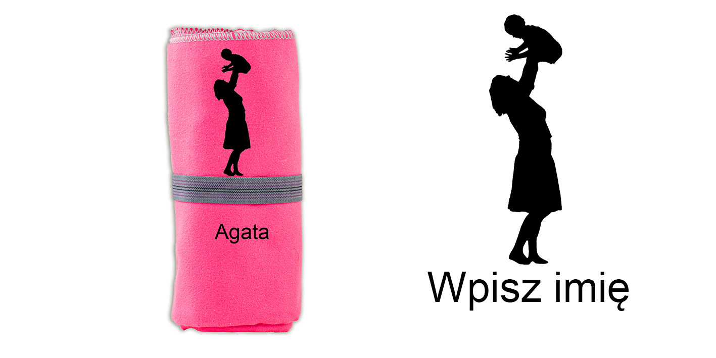 Prezent na dzień mamy ręcznik szybkoschnący 72x130 cm