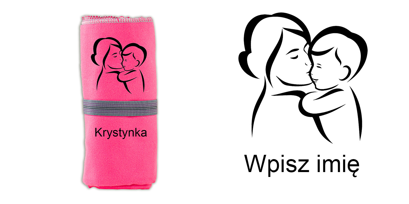 Prezent na dzień mamy ręcznik szybkoschnący 72x130 cm