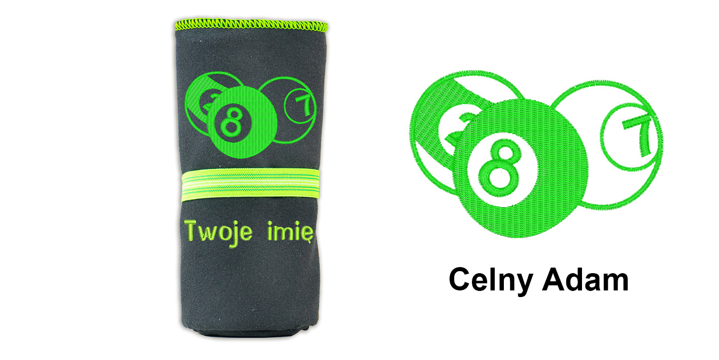 Prezent dla bilardzisty personalizowany ręcznik słodki miś