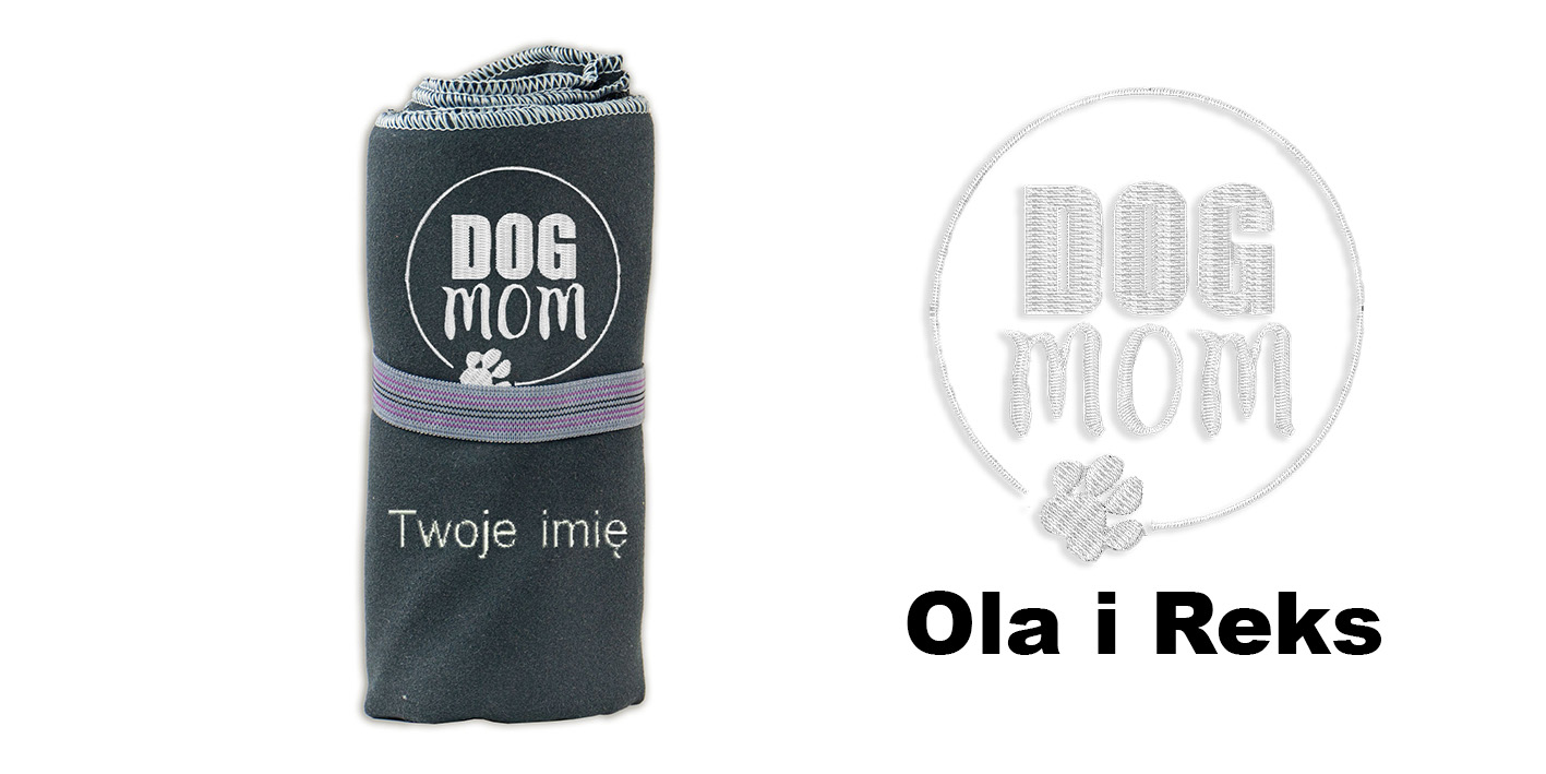 Ręcznik 72x130 prezent dla psiary psiej mamy