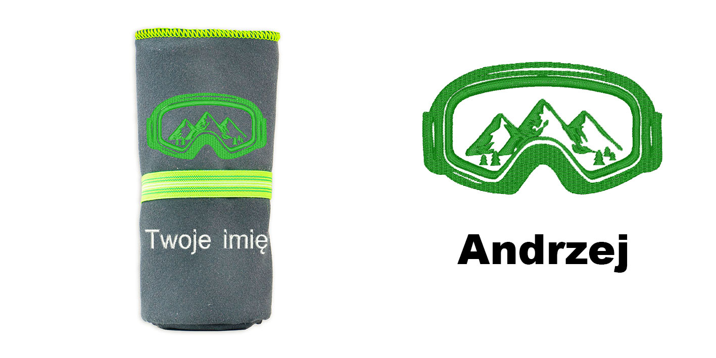 Prezent dla fana gór ręcznik szybkoschnący 72x130 cm