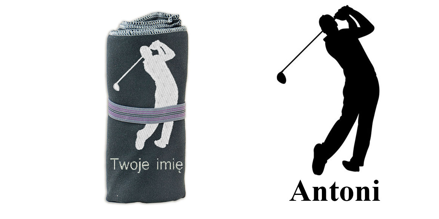 Ręcznik szybkoschnący dla golfisty
