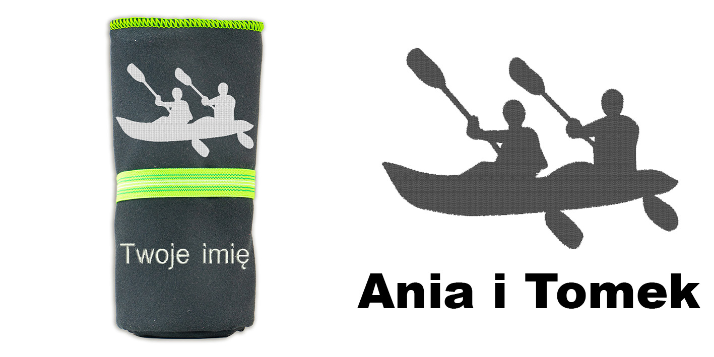 Ręcznik 72x130 prezent dla kajakarza
