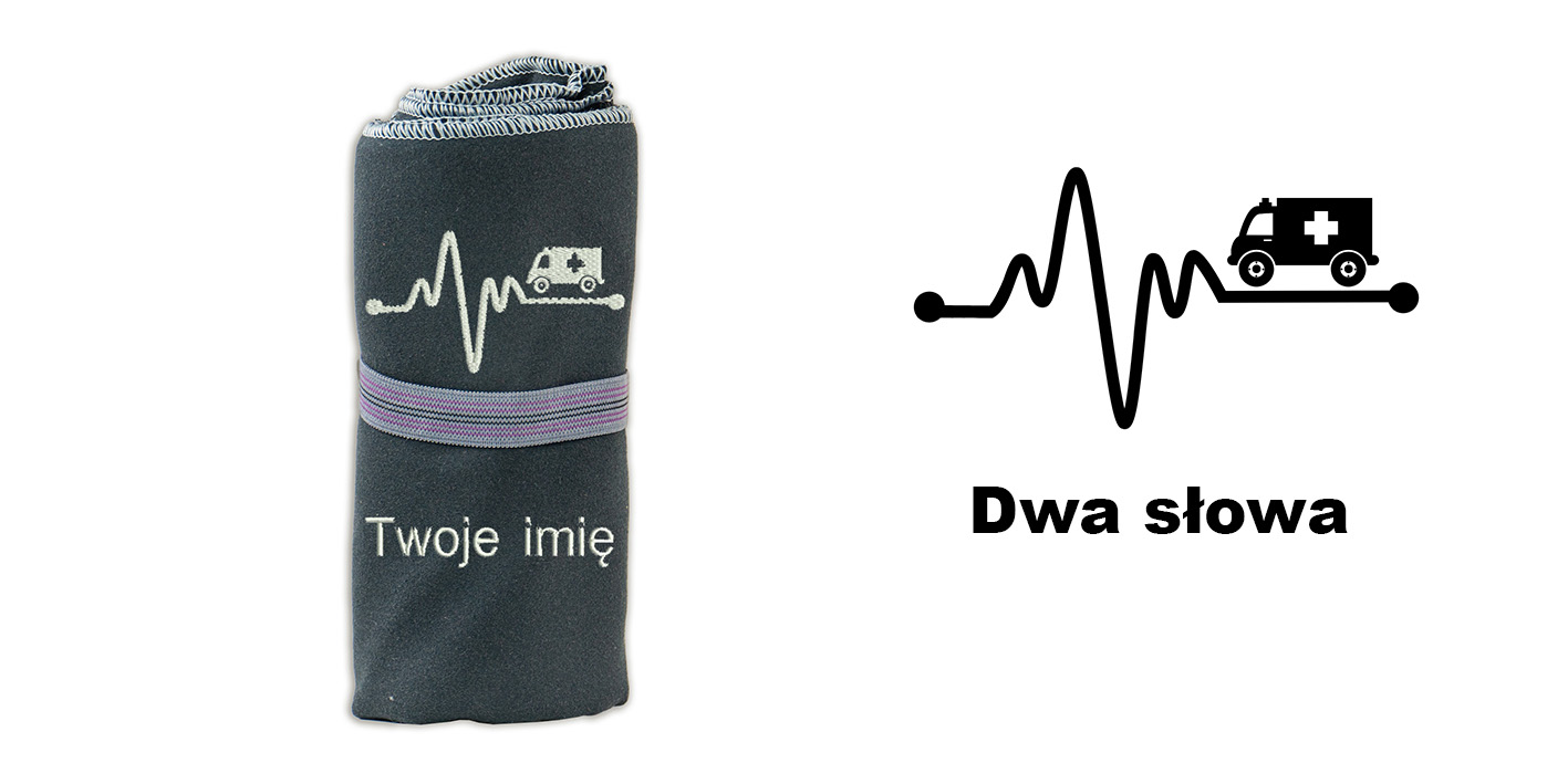 Ręcznik 72x130 prezent dla medyka