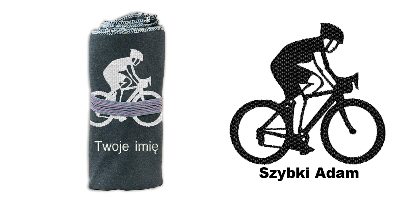 Ręcznik 72x130 prezent dla kolarza